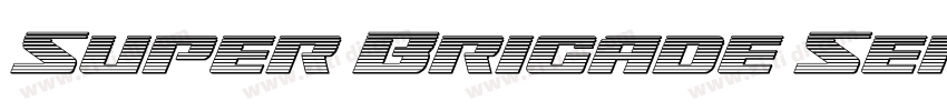 Super Brigade Semi E字体转换 Super Brigade Semi E字体转换